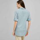 Roll Sleeve Blouse., , small