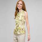 Floral Ruffle Blouse, , small