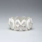 Infinity Stretch Worn Silver Bracelet, , small
