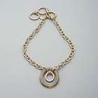 Double Hoop Long Necklace, , small