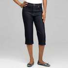 Classic Denim Straight Leg Capri, , small
